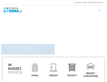 Tablet Screenshot of czasnaokna.pl
